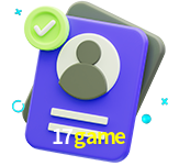 Tornar-se um membro do 17game é muito simples